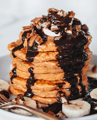 Banana Protein Pancakes