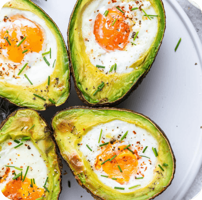 Baked Avocado Eggs